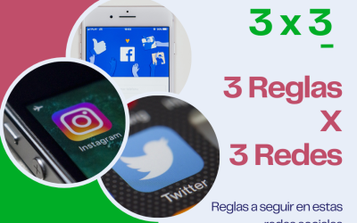 3 Reglas definitiva para 3 Redes Sociales: Facebook, Instagram y X