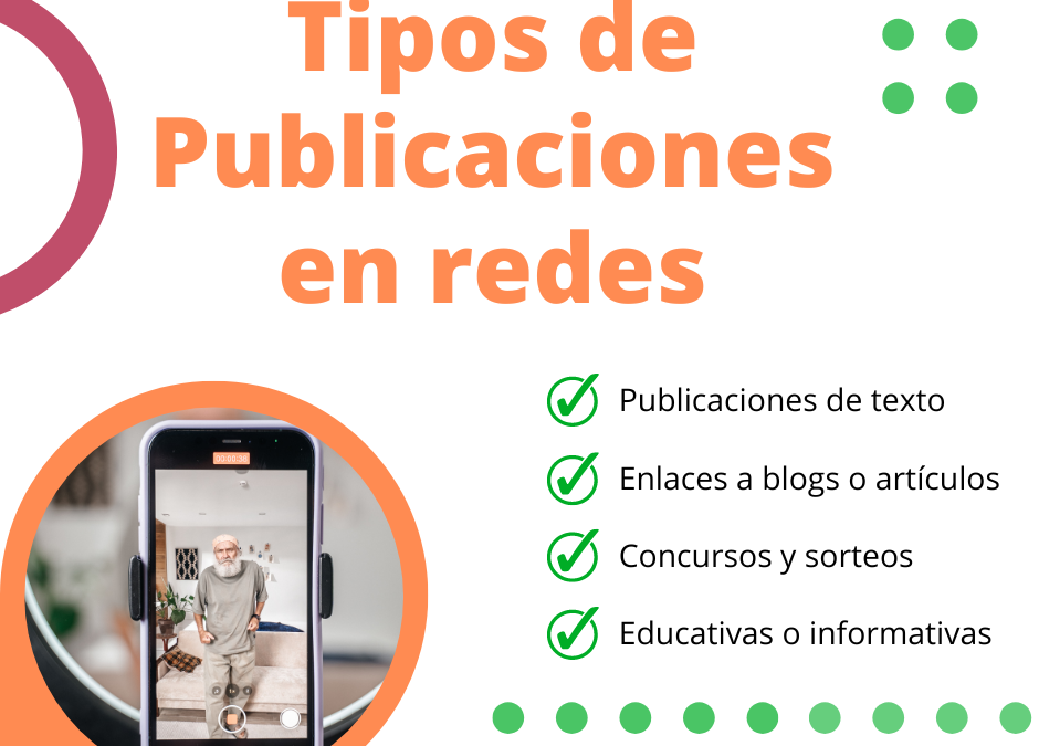 Aprende los Tipos de Publicaciones en las Redes Sociales